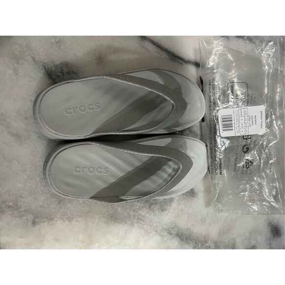 Crocs Getaway Strappy Flip Flops (Women’s Size 6, Espresso, Style 209587-206) - Picture 3 of 6